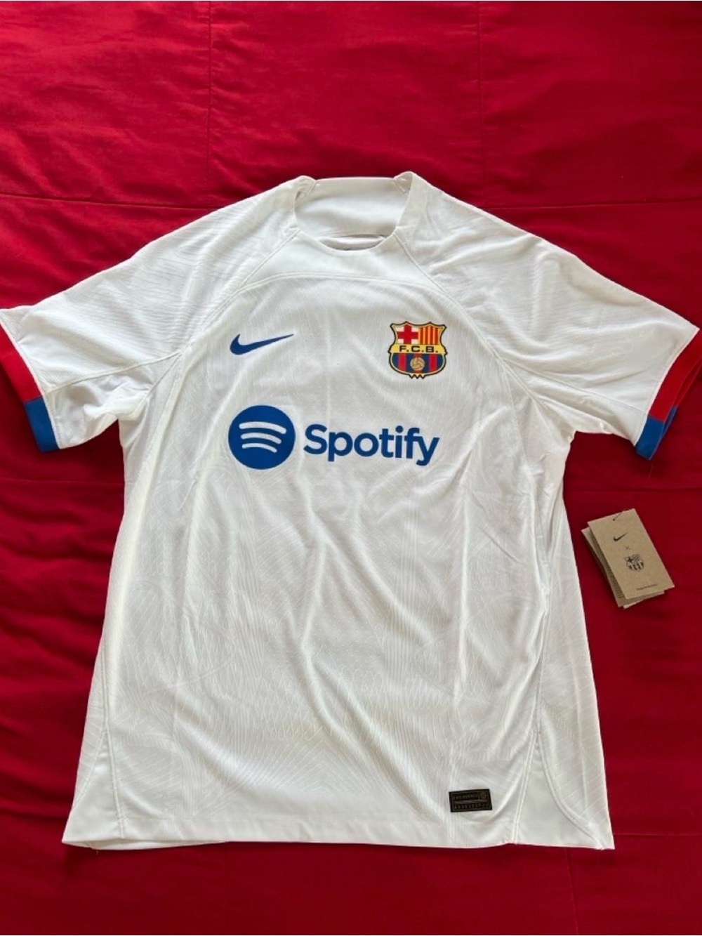Nike FC Barcelona Away Authentic Player Version Jersey L Dri-FIT ADV NEW $170
